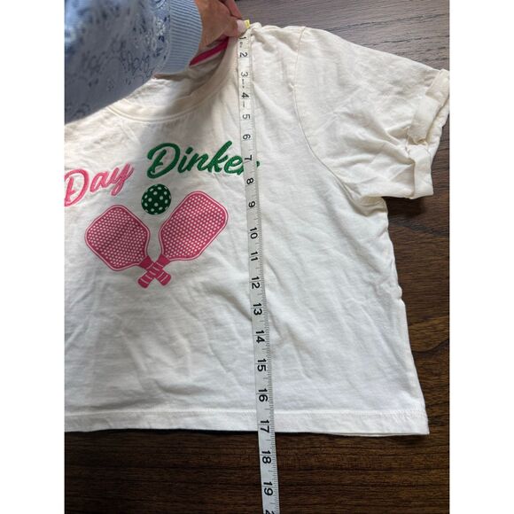 Messy Bun Just Chillin Day Dinker XS Pickleball TShirt - Picture 5 of 6